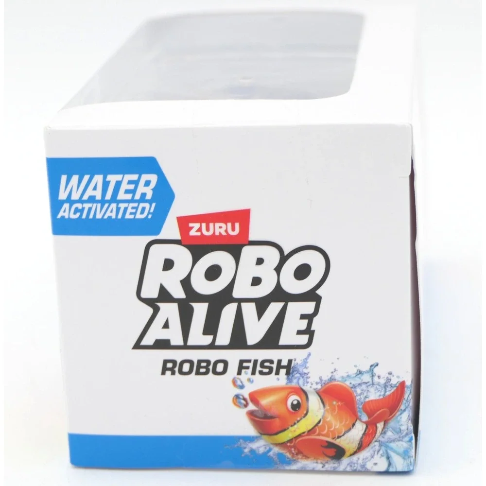 Zuru Robo Alive Water Activated Robo Fish 2 Pack Blue & Orange Dives 6 Ft Age 3+